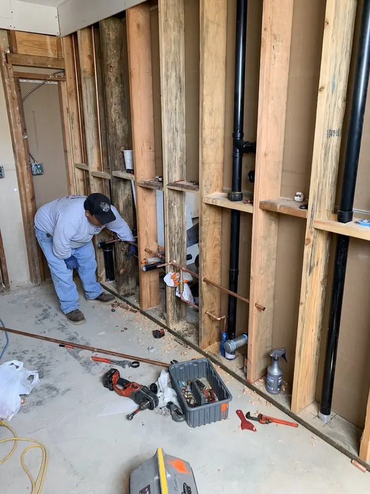 Commercial rough-in plumbing for Gas Line Repair in Eastwick